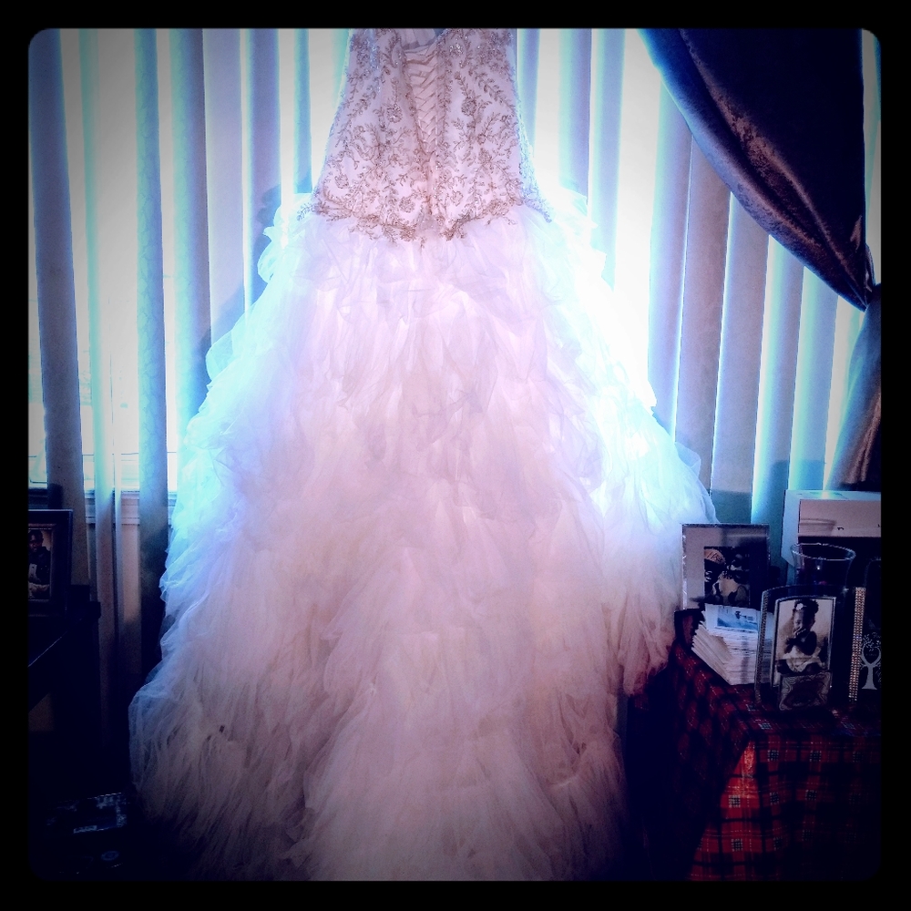 Wedding dress and accessories
